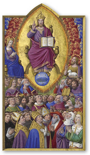 Cristo Rey, «Grandes Horas de Ana de Bretaña» – Biblioteca Nacional de Francia, París
